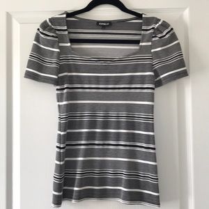 Express stripe top size small
